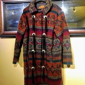 Vintage Wool Trench Coat